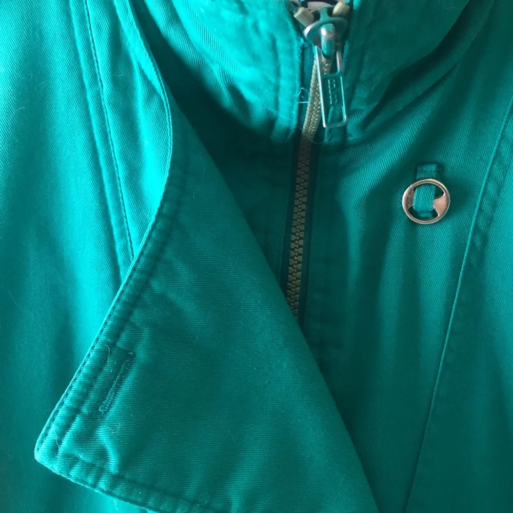 AMERICAN WEEKEND Teal Green Insulated Bomber Jacket